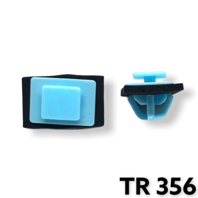 TR356 - 15 or 60 / Hyundai/Kia Fender Flare, Rocker Panel Moulding Clip / Blue Nylon
